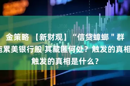 金策略 【新财观】“信贷蟑螂＂群体涌现拖累美银行股 其藏匿何处？触发的真相是什么？